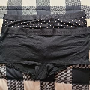 2 pairs Victoria's Secret xl shortie panties